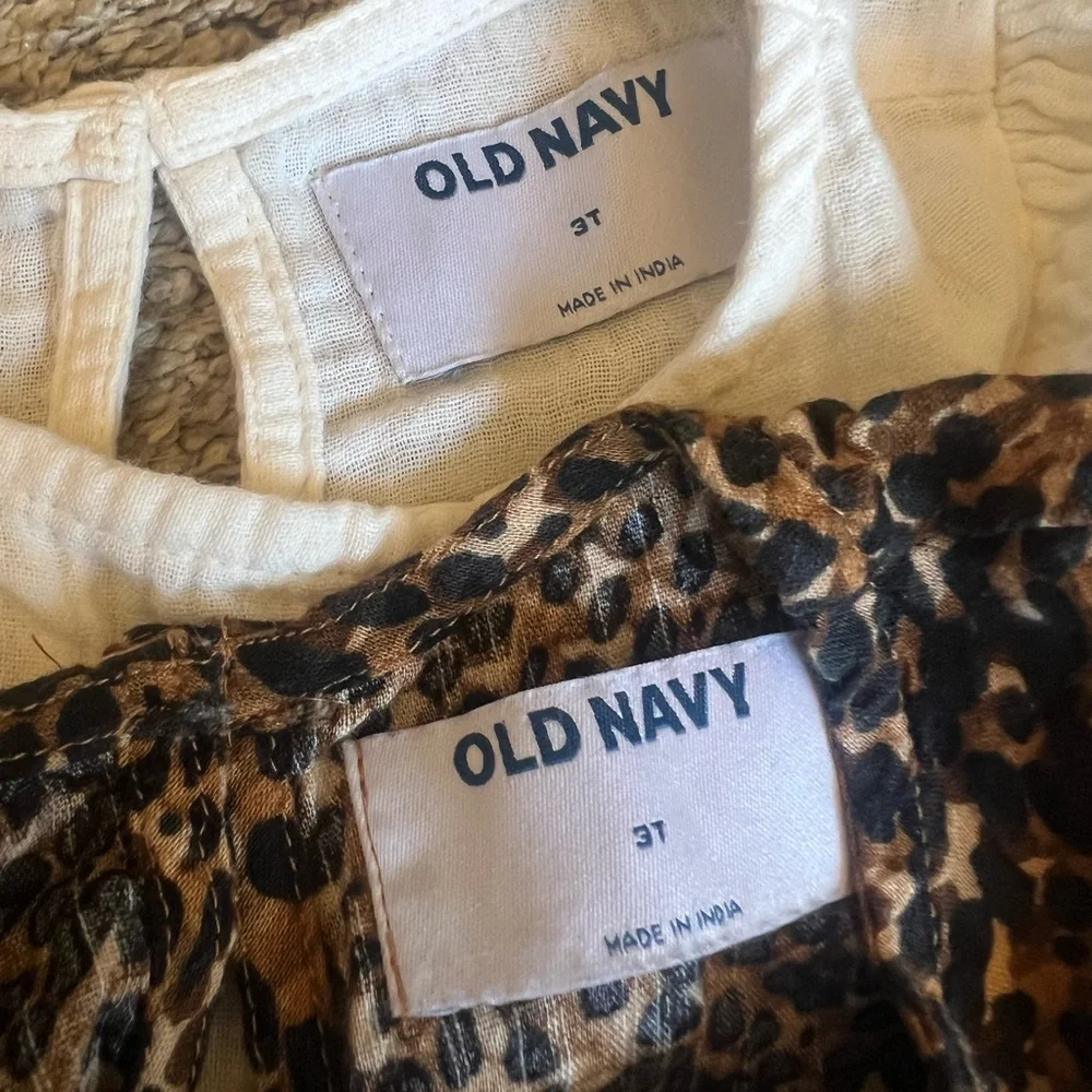 Old Navy Toddler Girl Long Sleeve Top Bundle Size 3t